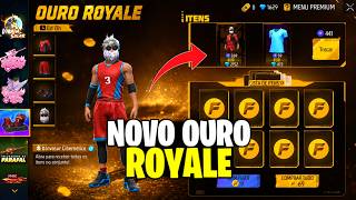 URGENTE! NOVO OURO ROYALE😱 CAMISA DE TIME DE VOLTA E DIAMANTES NO FREE FIRE