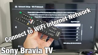 Телевизор Sony Bravia: как подключиться к сети Wi-Fi (Интернет)