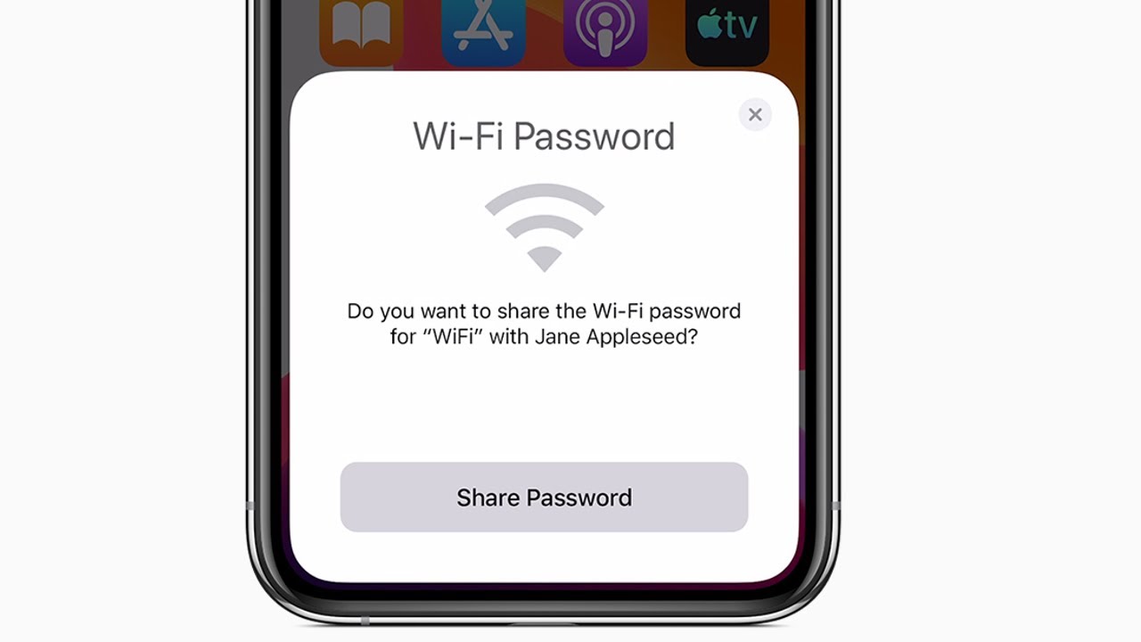 iPhone WiFi Password Sharing Fix