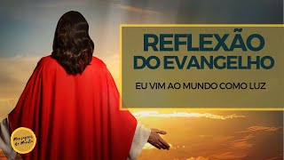 Reflexão do Evangelho -  Eu vim ao mundo como luz