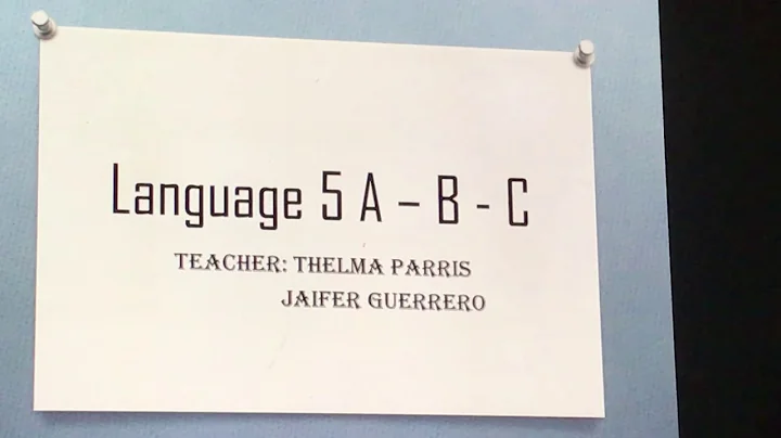 Language 5th Grade