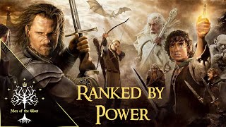 LOTR Characters Ranked by Power (Using Book Lore)  Tierlist