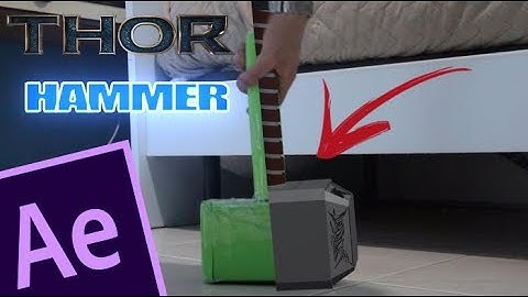 THOR HAMMER VFX+ BREAKDOWN | After Effects and Element 3D