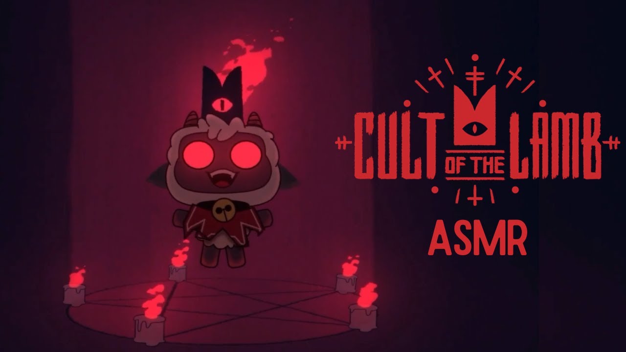 ASMR 🩸 join the cult of sleep 🐑 Cult of the Lamb whispered gameplay to help you relax