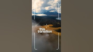 The Drone Transition Tutorial