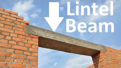 What is Lintel Beam? | Difference between Tie Beam & Lintel Beam | Civil Engineering Tips
