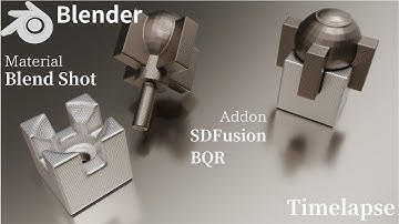 Blenderのアドオン「SDFusion」の紹介動画です。概要欄にURLがあります。#blender #addon #sdfussion