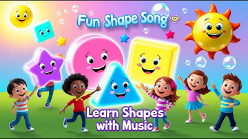 Leer vormen met plezier! 🎨 Vormenlied voor kinderen | Cirkel, Vierkant, Driehoek | Leervideo voor...