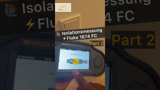 🙋🏾‍♂️⚡️Fluke Isolationsmessung 👉 Was man beachten sollte #electric #fluke #technik #installation