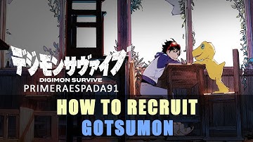 Digimon Survive: Recruiting Gotsumon