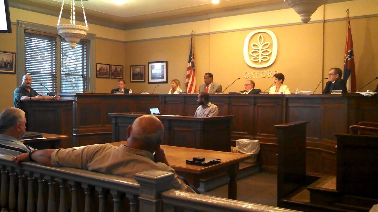 City of Oxford, Mississippi Board of Aldermen Meeting (partial