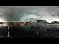 TULIA, TX TORNADO / supercell and drone launch in 360 degrees!