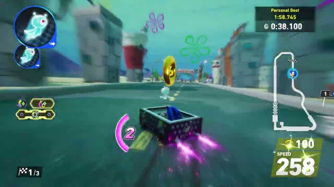 Sonic Racing CrossWorlds (PC) BiKiNi Bottom Time Trial 1:58:212