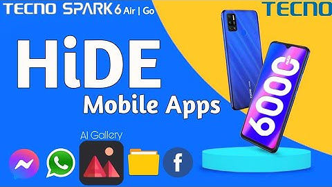 How to Hide Apps in Tecno Spark 6 Air | How to Hide Apps in Tecno Spark 6 Go