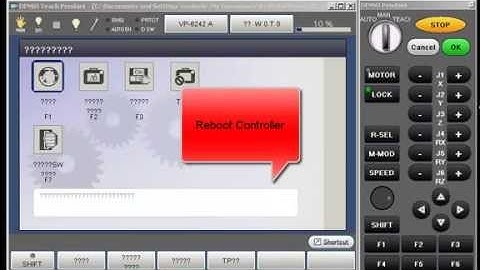 How to Change the DENSO RC8/RC8A Robot Controller Language to English