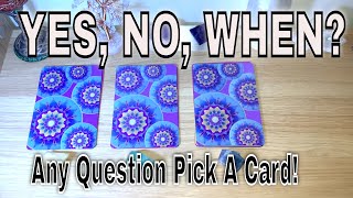 💫YES or NO, WHEN? ANY Question QUICK Answers! ⏳ Pick A Card!💫 screenshot 1