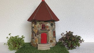 Fairy House for my garden - DIY.  Домик для Феи в саду - сделайте сами.