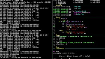 CS 444/544 Tutorial 6-2: Using GDB to resolve a TRIPLE FAULT!