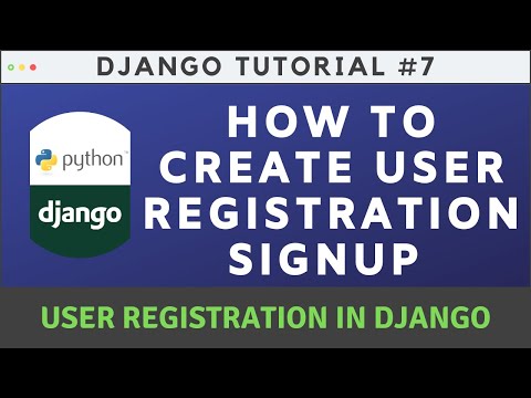 How to Create Sign Up Registration View in Django