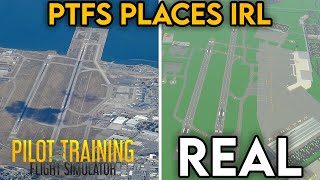 PTFS Airports In Real Life! - (Pilot Training Flight Simulator)