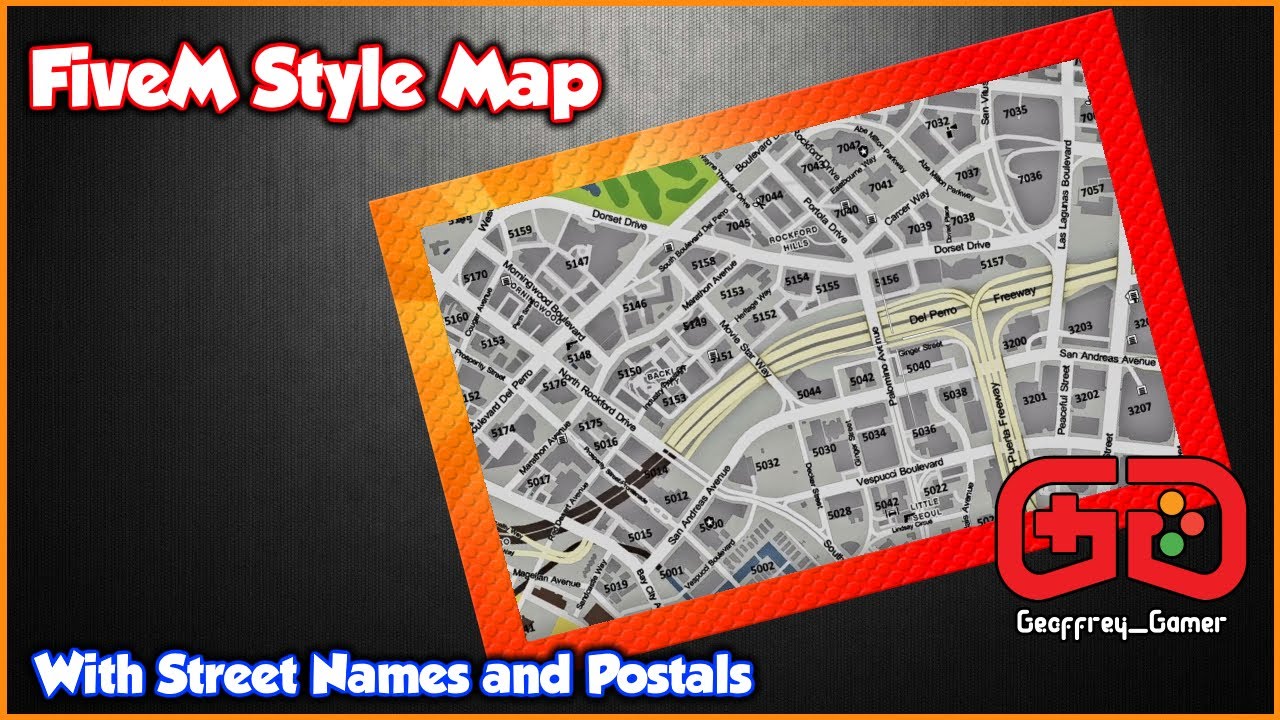 Updated FiveM Style Map, LSPDFR