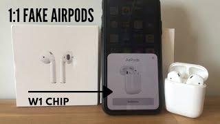 ULTIMATE 1:1 FAKE AIRPODS WITH W1 YouTube