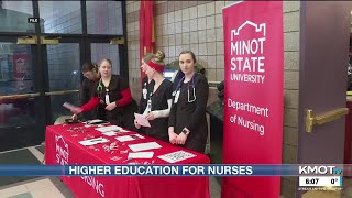 Minot State, Lake Region renew nursing articulation agreement
