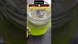 Detox drink for weight loss & glowing clear skin | drink for glowing skin shorts detox drink diy