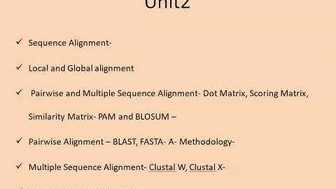 Bioinformatics introductory video