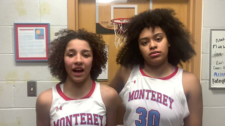 Postgame interview: Montereys Kelly Mora & Aaliyah...