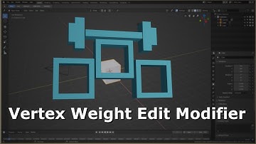 Vertex Weight Edit Modifier [GER] Blender 2.8