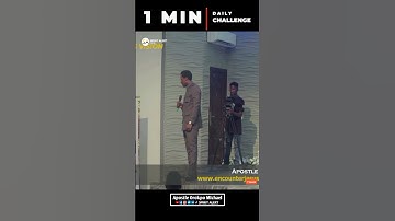 1 Minute Daily Challenge | Apostle Orokpo Michael