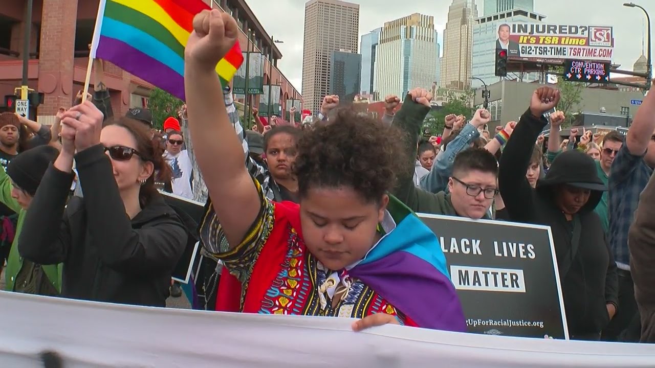 black lives matter protesters