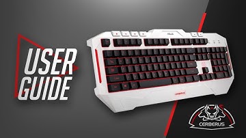 ASUS Cerberus Arctic Edition Keyboard - User Guide