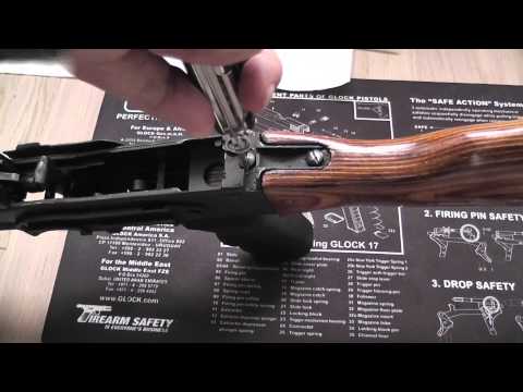 How to remove the AK 47 buttstock