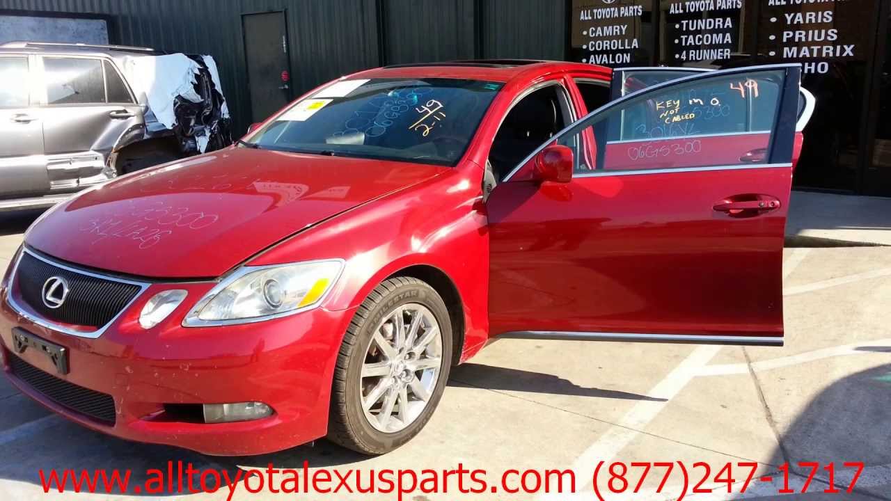 Parting Out 2006 LEXUS GS 300 - Stock - 3016YL - TLS Auto Recycling