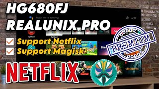 Flashing Android TV Box HG680FJ Realunix Pro Premium screenshot 5