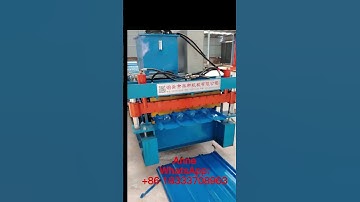 double layers trapezoid roof panels ibr roofing sheet making roll forming machine