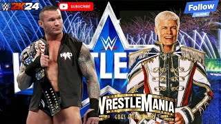 WWE 2K24 - Cody Rhodes vs Randy Orton full Match