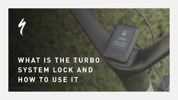 What Is the Turbo System Lock and How to Use It on a MasterMind TCD | Specialized Turbo E-bikes