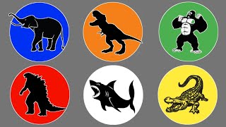 Dinosaurus Jurassic World Dominion : Trex, Triceratops, Siren Head, Crocodile, Iguana dan Ikan Emas