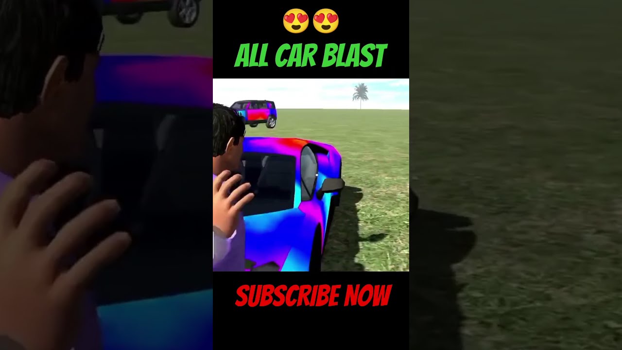 THIS CAR ALL BLAST THEIR INDIAN BIKE 