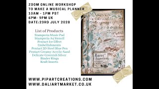 Music Planner - Online Workshop