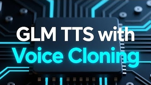 GLM TTS with Voice Cloning