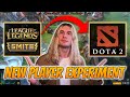 I find LEAGUE and SMITE streamers to try DOTA 2