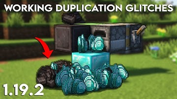 ALL WORKING DUPLICATION GLITCHES in Minecraft 1.19.4