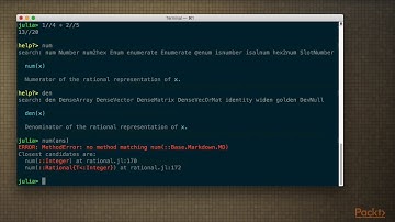 Getting Started With Julia : Numbers | packtpub.com