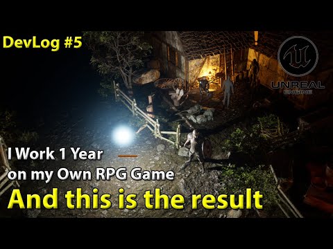 1 Year in  Unreal Engine 5. And this is the Result on my own Open World Diablo Like ARPG Game!
