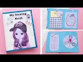 5 Easy Paper Games in a book / DIY Cute Gaming Book / How to make paper gaming book | DIY Paper game