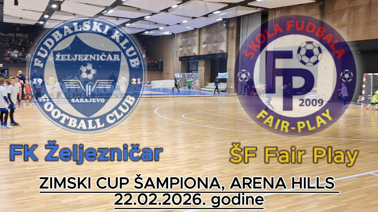 1/4 finale, FK Željezničar - ŠF Fair Play 0:1 (ZIMSKI CUP ŠAMPIONA),22.2.2026.godine,Generacija 2016